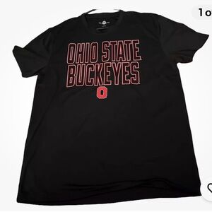 Ohio State Buckeyes Mens Adult Sizes L Black Athletic Shirt
